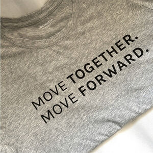 Athleta Gray Short Sleeve Tee